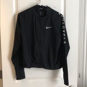 Nike x SoulCycle light weight mesh running jacket